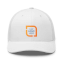 Blank trucker hats with Your Logo Here area for embroidery